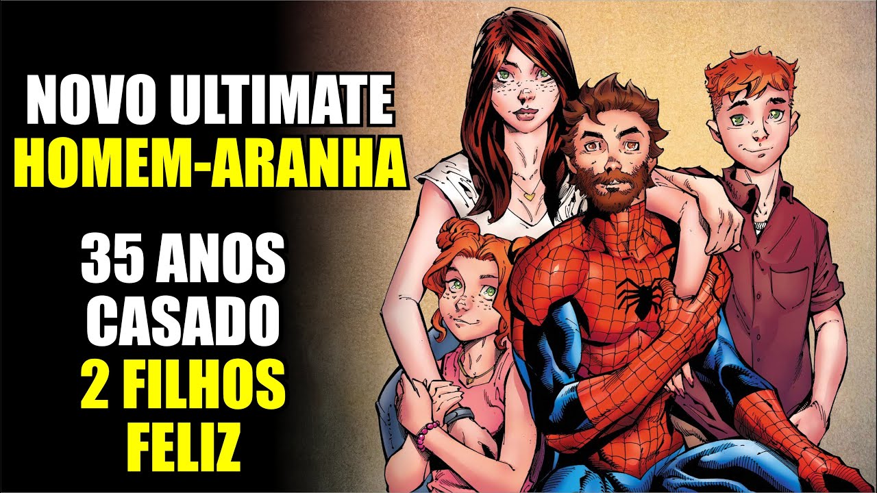 NOVO HOMEM-ARANHA ULTIMATE CASADO E TEM 2 FILHOS! Homem-Aranha Ultimate #1