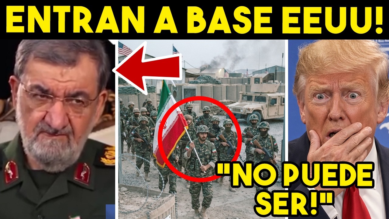 Golpe brutal! IRÁN ENTRA A BASE DE EEUU, Trump en pánico. Piden ayuda inmediata.