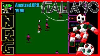NRG: 5-10 Minutes of Gameplay - World Cup Football Italia '90 [Amstrad CPC]