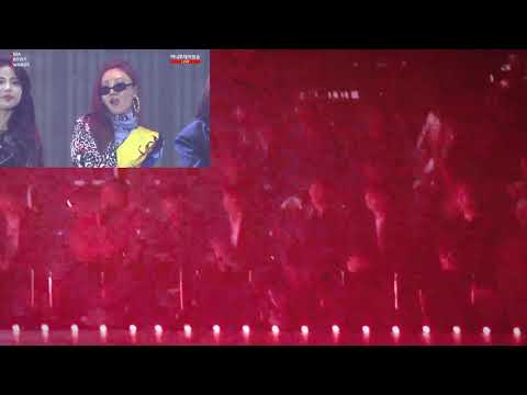 181128 AAA  BTS, STRAYKIDS reaction to mamamoo egotistic & starry night