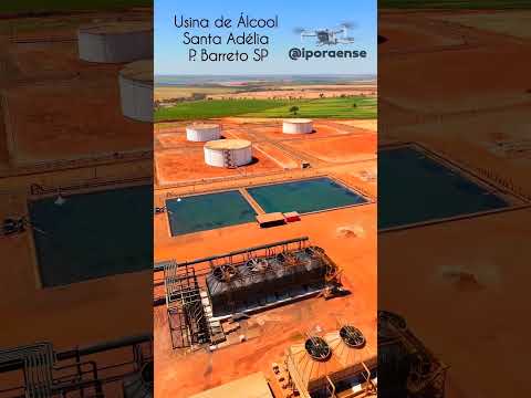 PEREIRA BARRETO SP, PROJETO VISÃO AÉREA - EMPRESAS REGIONAIS, USINA DE ALCOOL SANTA ADÉLIA #03