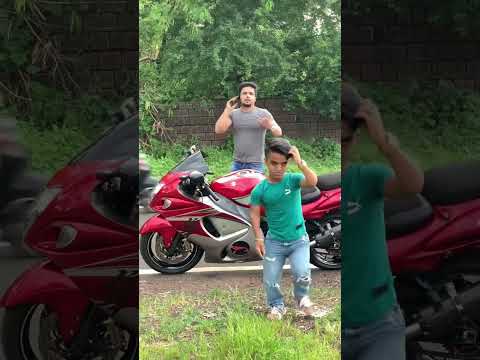 Bike nahi DIL bhi bada hona chahiye❤️ #farazstuntrider #superbikes #hayabusa #bikers