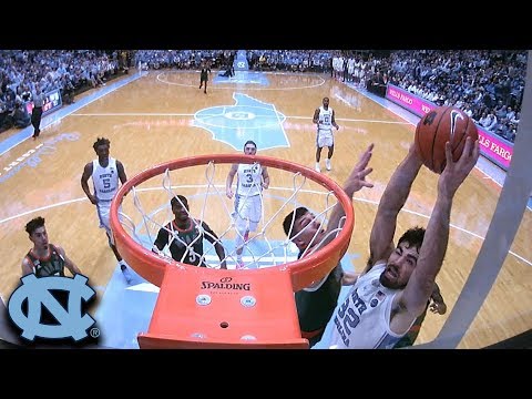 North Carolina's Luke Maye Finishes Break With Nasty Dunk