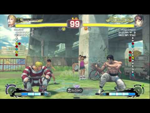 SSF4 AE: dnm3rd (Cody) VS mago2dgod (Fei Long)