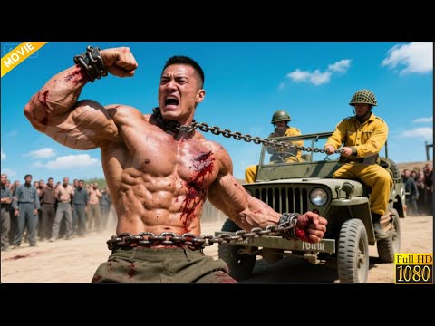 2025動作大片：被強行拖曳的戰俘竟是最強特種兵，拉動卡車極限反殺全場  ⚔️  抗日  MMA | Kung Fu | 甄子丹