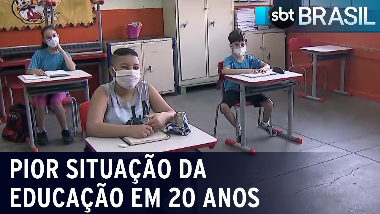 Relatório aponta pior situação na educação nos últimos 20 anos no Brasil | SBT Brasil (11/06/21)