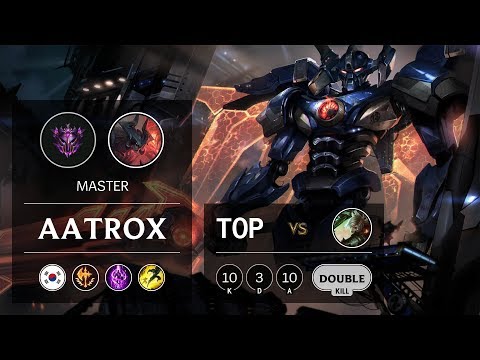Aatrox Top vs Riven - KR Master Patch 9.13