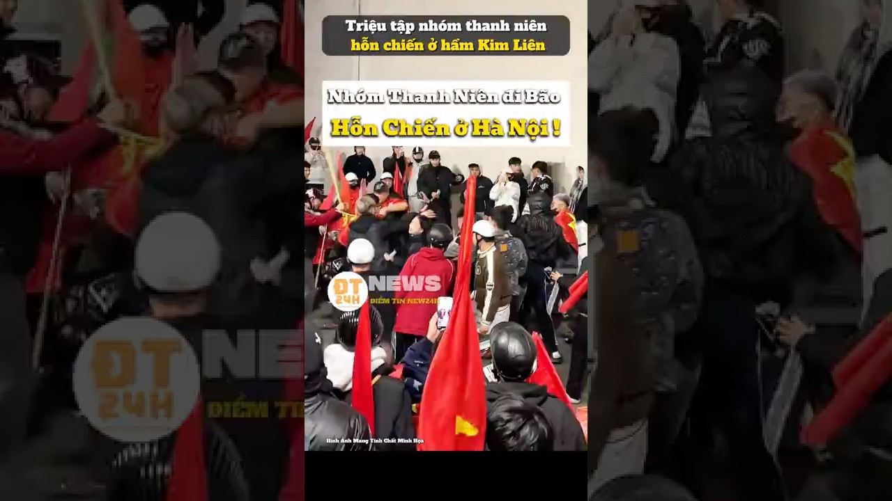 Nhóm Thanh Niên đi Bão Hỗn Chiến ở Hà Nội #tintuc #gioitre #…