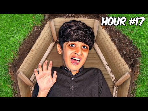 I Spent 24 Hours in a secret bunker!