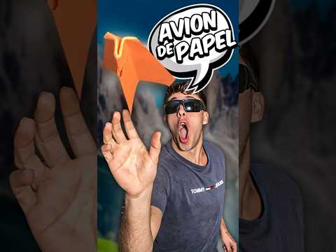 El MEJOR AVIÓN de PAPEL…✈️😎#shorts #comedy #viral