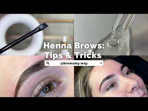 HENNA BROWS - tips & tricks