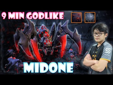MidOne BroodMother Godlike in 9 Min — WTF Dota 2