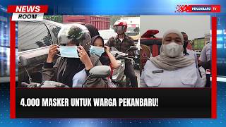Asap Makin Pekat, 4 000 Masker Dibagikan