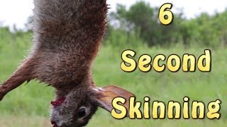 How to Skin a Rabbit in 6 SECONDS