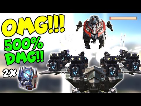 EXTREME! ONE HIT KILL! Titans SUPERMAN!! BEHEMOTH GAUSS W/ 2x Nuclear Amp MK3 War Robots Gameplay WR