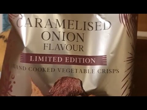 Crisplife - Caramelised Onion flavour vegetable crisps review