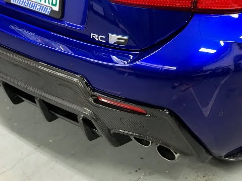 Installing Tom's Diffuser on Lexus RCF