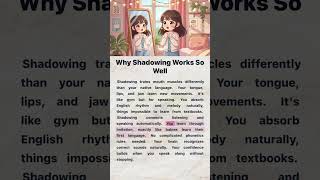 Why Shadowing Works So Well | English Reading and Listening Practice #englishforbeginners #english