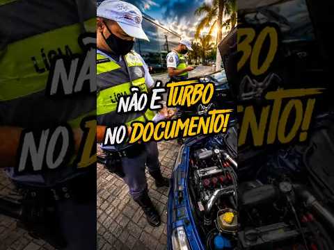 Gol com turbo no documento? Veja o que aconteceu #policia #pm #abordagem #gol #turbo #militar #short