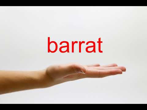 How to Pronounce barrat - American English