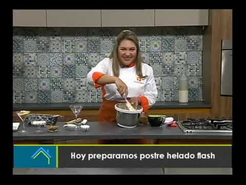 Cocina en Casa: Hoy preparamos postre helado flash
