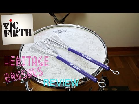 Vic Firth Heritage Brush - Rubber Handle video review thumbnail