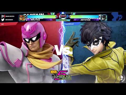 ICCS 5: A New Age of Heroes Smash Ultimate Top 24-APLE Arctice (Captain Falcon) vs. Artifice (Joker)