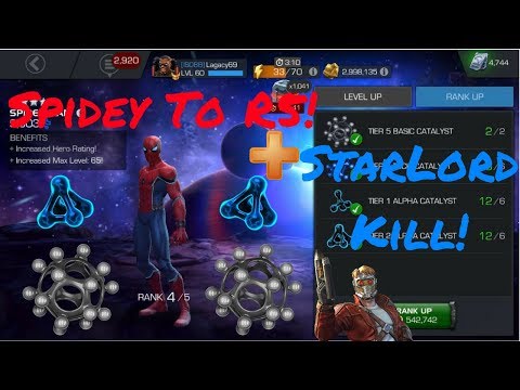 My Next R5 5*? Stark Spidey! + SL LoL Fight! - Marvel Contest Of Champions