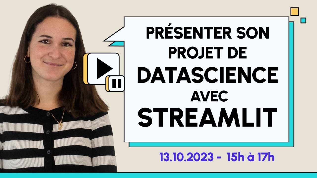 Présenter son projet de DataScience avec Streamlit