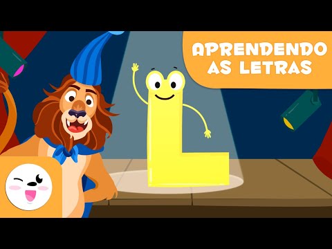 Aprenda a letra L com Lucas, o Leão 🦁 ✍🏽 O abecedário
