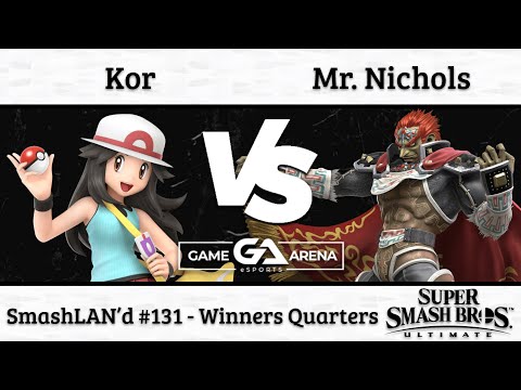 SmashLAN'd 131: Kor (Pokemon Trainer) vs. Mr. Nichols (Ganondorf) - Winners Quarters