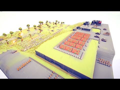 CAN 200x SAMURAI CAPTURE SPANISH CASTLE? - Totally Accurate Battle Simulator TABS