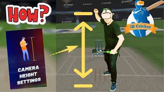 How to Set Perfect Camera Height in IB Cricket VR | Oculus Quest 2