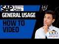 SAP Business One How To More Fast Keyboard Shortcuts
