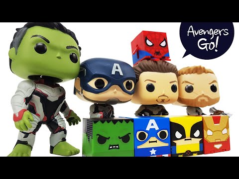 Avengers Smaller & Bigger Transformation! Spider-Man, Iron Man, Hulk, Captain America,Thor, Thanos