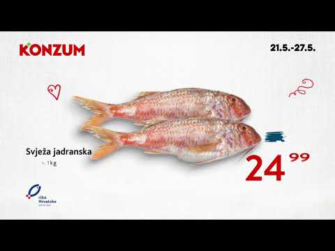 Jadranska riba 21.5. - 27.5.