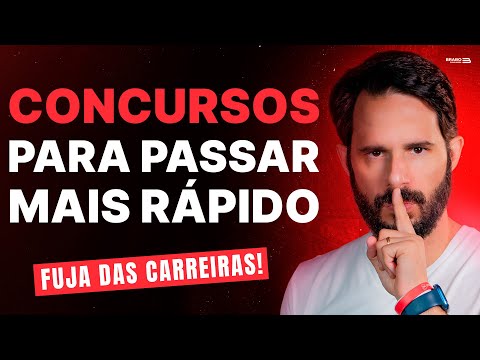 Qual Concurso Escolher para Passar mais Rápido (fuja das carreiras)