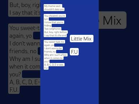 Little Mix - F.U.