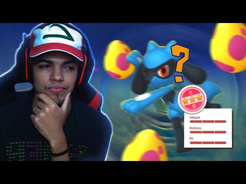 CHOQUEI UM POKÉMON 100% NOS OVOS DE RIOLU SHINY! 43 OVOS DE 7KM - POKÉMON GO