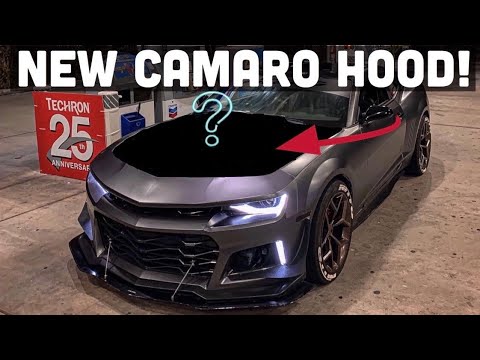 New Carbon Fiber Hood For My 5th Gen Camaro Install