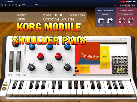 KORG MODULE Pro - Shoulder Pads Expansion Pack IAP - iPad Demo