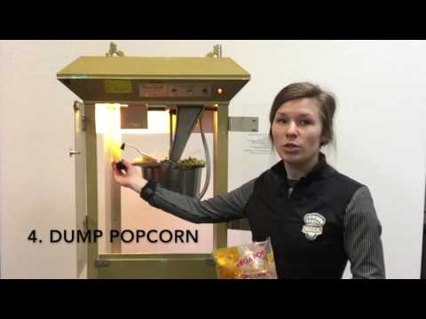 Part of a video titled 'How To' Operate a Popcorn Machine - YouTube