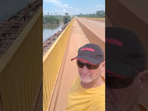 ponte sobre Rio Arinos Porto dos gaúchos 😃🤪🇧🇷