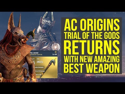 Assassin's Creed Origins Trial of the Gods + Community Challenge RETURNS (AC Origins Anubis Outfit) Video