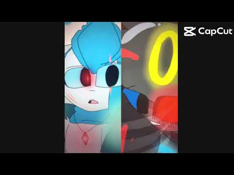 Tundra and ￼ Sandra dark side (🩵 🖤) #capcut