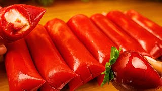 GELADINHO MORANGO DO AMOR TENDÊNCIA 2025 + receita extra geladinho uva do amor 🍓🍇