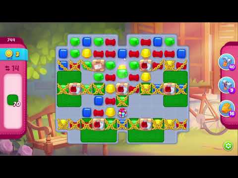 Homescapes 744 Super Hard Level - 16 moves - NO BooSTERS