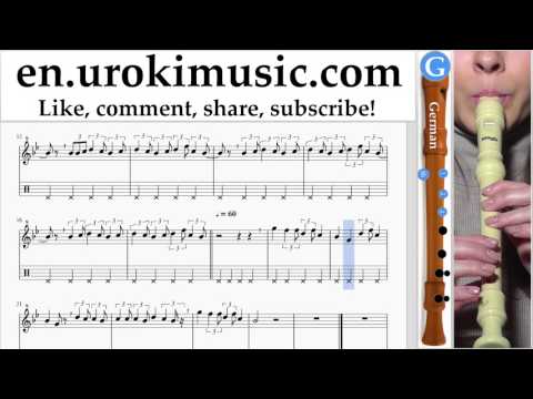 How to Play Recorder (G.) Lukas Graham - 7 Years Tabs Part#2 um-i352