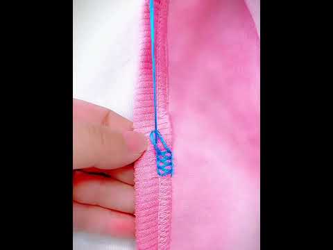 Sewing manual hemming method
