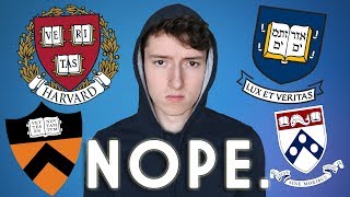 Why You SHOULDN&#39;T Apply to an Ivy League School | What Nobody Will Tell You (2019)